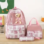 New Large Capacity Middle School Students Schoolbag Set,