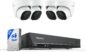 REOLINK Smart 5MP 8CH Home Security Camera System, 4pcs Wired PoE IP Cameras Outdoor