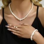Pearl Jewelry Set for Women Gifts Jewelry Wedding Guest Accessories necklace