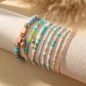 Beaded Bracelets for Women,Bohemian Stackable Style Multilayered Stretch Bracelets Friendship Jewelry Summer - Image 4