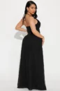 Chamille Chiffon Maxi Dress - Black (small) - Image 2
