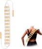 Wood Therapy Massage Tools,Back Wooden Massage Roller Rope Tool Maderoterapia Kit Professional Cellulite