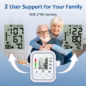 Blood Pressure Monitor | Large LCD Display, One-Touch Operation, Voice Broadcast, Heart Rate Detection - Image 2
