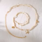2pcs Set MANFANST Summer Seashell Starfish Shell Waist Chain Bead Chain - Image 3