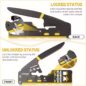 RJ45 Crimping Tool Designed for Pass Through Connectors, Featuring Cutting, Stripping, And Crimping Capabilities for Cat5E, Cat6 - Image 3
