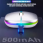 Dual Mode 5.1+2.4g Wireless Gaming Mouse, USB Rechargeable Mouse, Silent Backlight, Ergonomic, for Laptop - Image 2