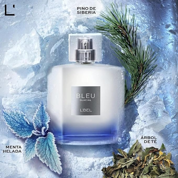 L'Bel - Bleu Glacial Men's Perfume/parfum Long Lasting 100 ml - Image 2